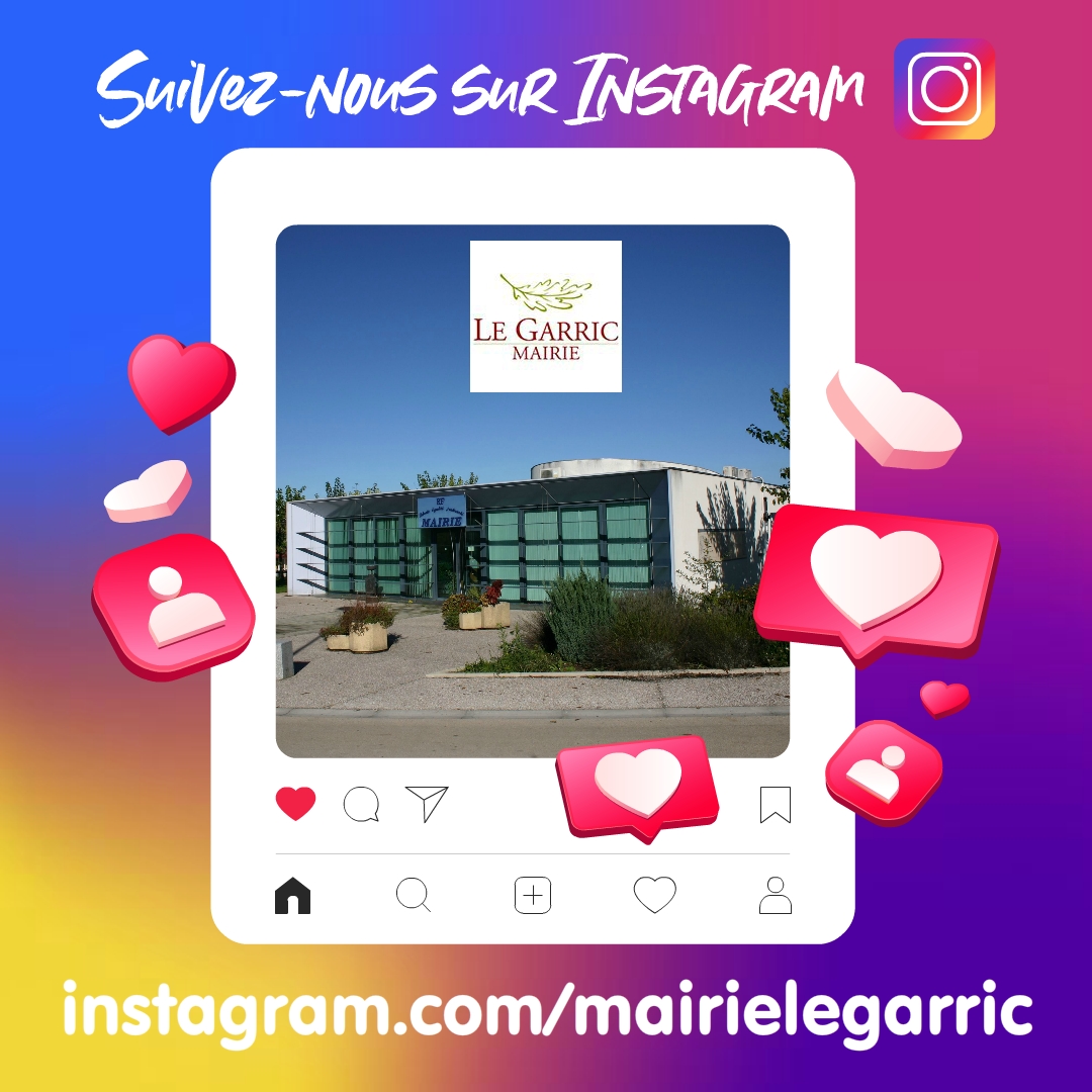 Nouvelle page Instagram de la mairie !