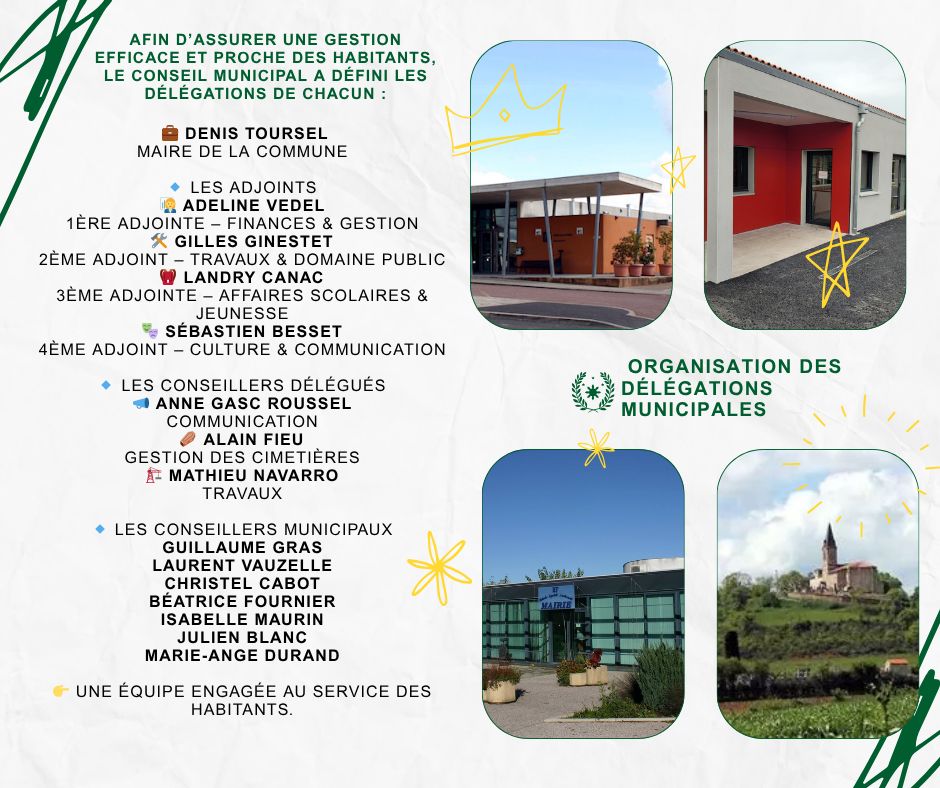 Délégations municipales