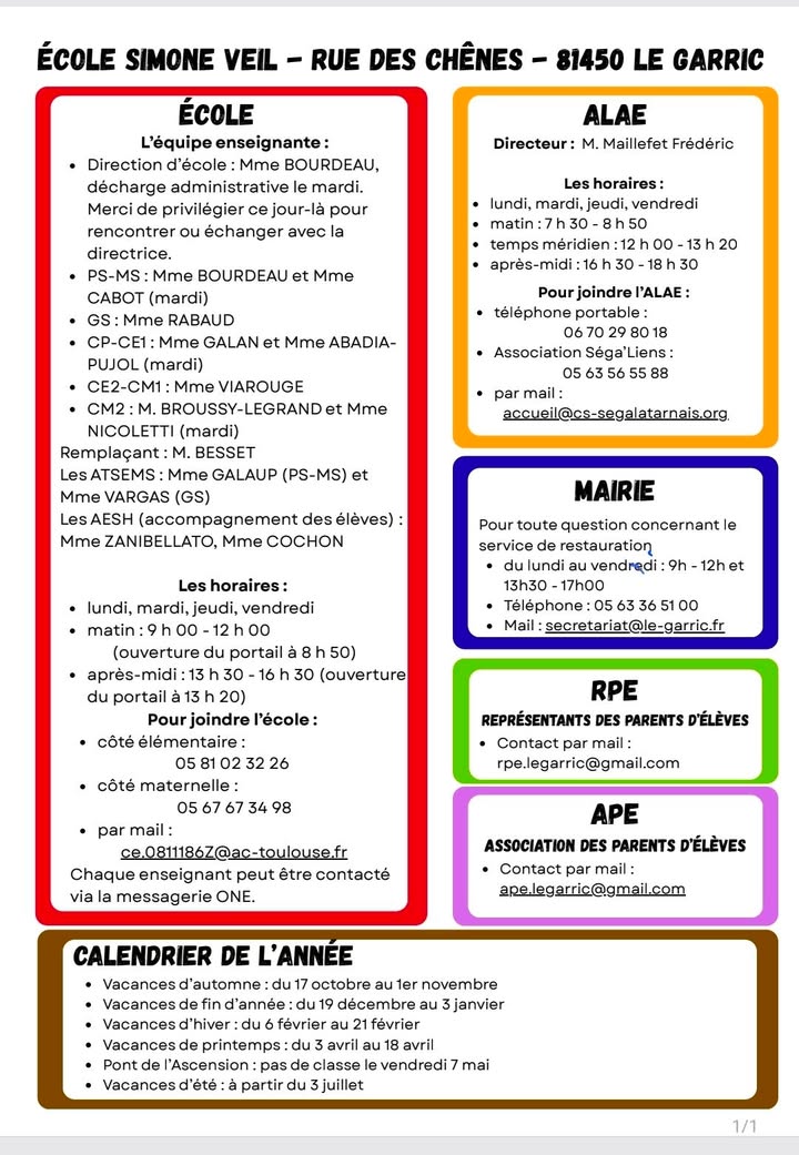 Mairie de Le Garric